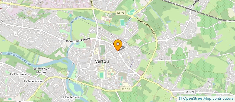 localisation de l'entreprise MONSIEUR NICOLAS JAFFRE  VERTOU