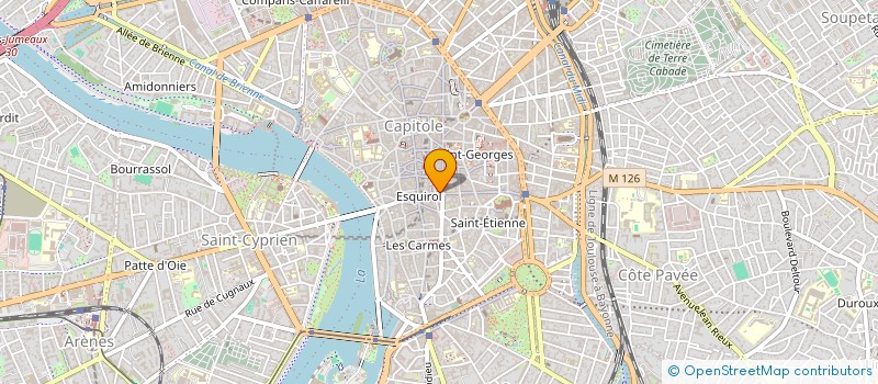 localisation de l'entreprise MONSIEUR NICOLAS JAMES-FOUCHER  TOULOUSE