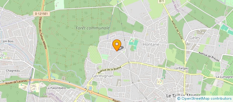 localisation de l'entreprise MONSIEUR NICOLAS JAMET  LE TAILLAN-MEDOC