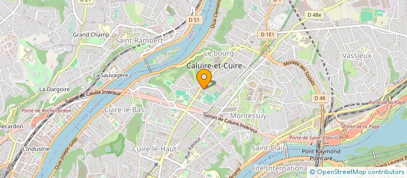 localisation de l'entreprise MONSIEUR NICOLAS JANUEL  CALUIRE-ET-CUIRE