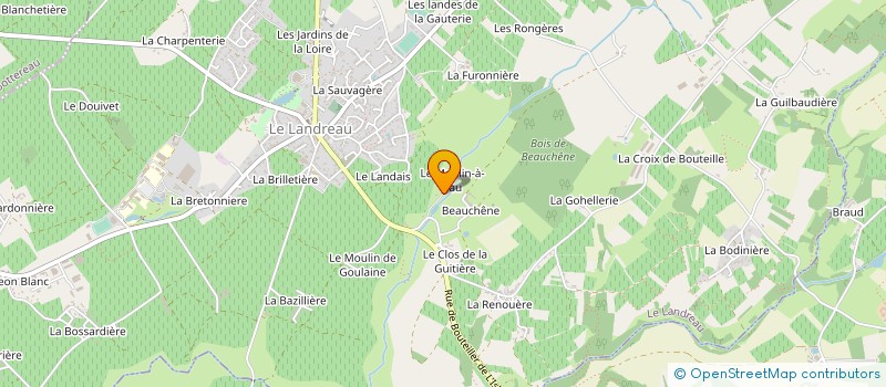 localisation de l'entreprise MONSIEUR NICOLAS JAUNASSE à LE LANDREAU