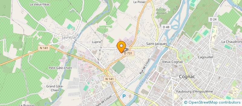 localisation de l'entreprise MONSIEUR NICOLAS JEAN  BORDEAUX