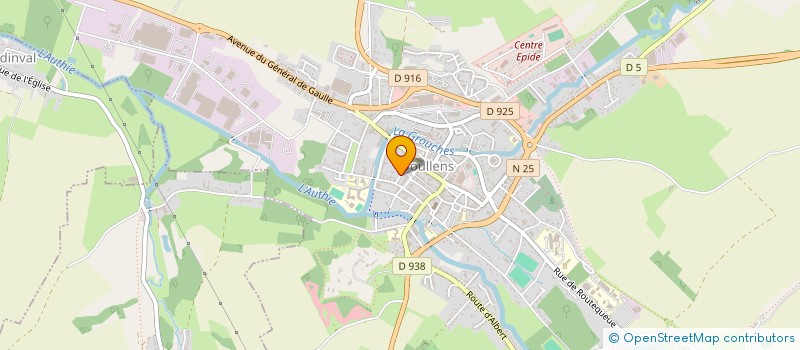 localisation de l'entreprise MONSIEUR NICOLAS JEAN GUY LENGLET  DOULLENS