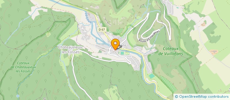 localisation de l'entreprise MONSIEUR NICOLAS JEANNERET  VUILLAFANS