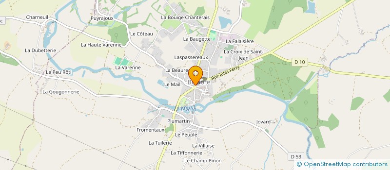 localisation de l'entreprise MONSIEUR NICOLAS JEANNETON à BELABRE