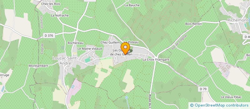 localisation de l'entreprise MONSIEUR NICOLAS JEANNIN à LOUZAC-SAINT-ANDRE