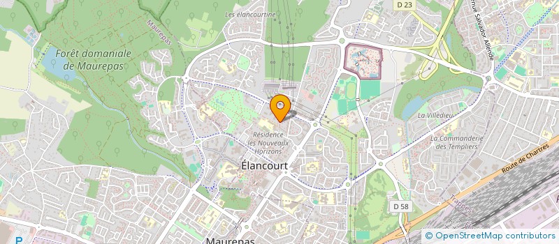 localisation de l'entreprise MONSIEUR NICOLAS JEGOU  ELANCOURT