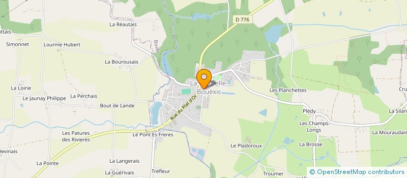 localisation de l'entreprise MONSIEUR NICOLAS JEGOU  LA CHAPELLE-BOUEXIC