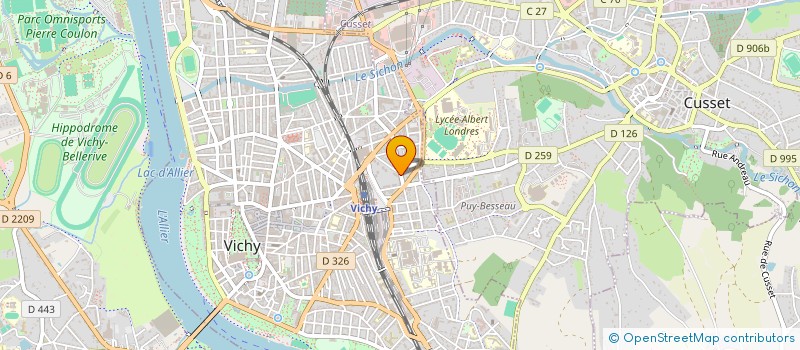 localisation de l'entreprise MONSIEUR NICOLAS JEREMIE à VICHY