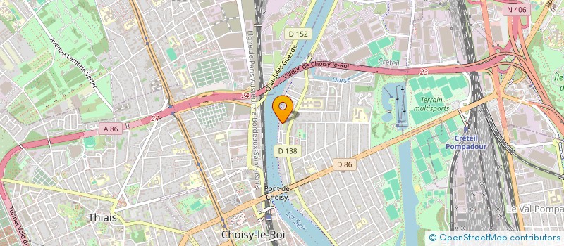 localisation de l'entreprise MONSIEUR NICOLAS JEULIN à CHOISY-LE-ROI