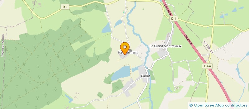 localisation de l'entreprise MONSIEUR NICOLAS JOLIET  FAVERDINES