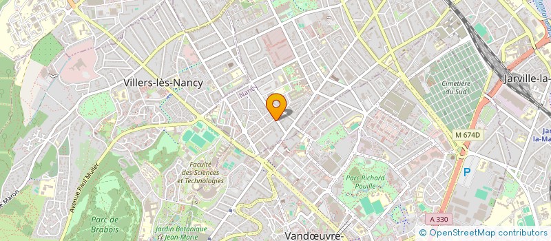 localisation de l'entreprise MONSIEUR NICOLAS JOLY à NANCY