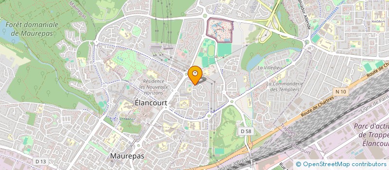 localisation de l'entreprise MONSIEUR NICOLAS JOLY  ELANCOURT