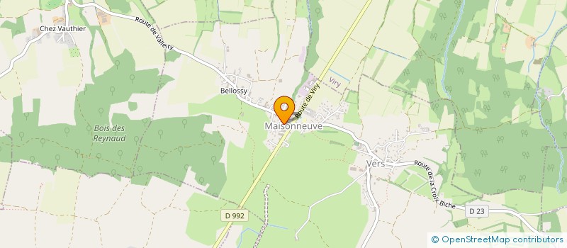 localisation de l'entreprise MONSIEUR NICOLAS JOSSERAND  VERS