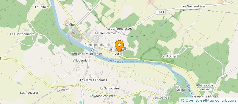 localisation de l'entreprise MONSIEUR NICOLAS JOUBERT à NEONS-SUR-CREUSE