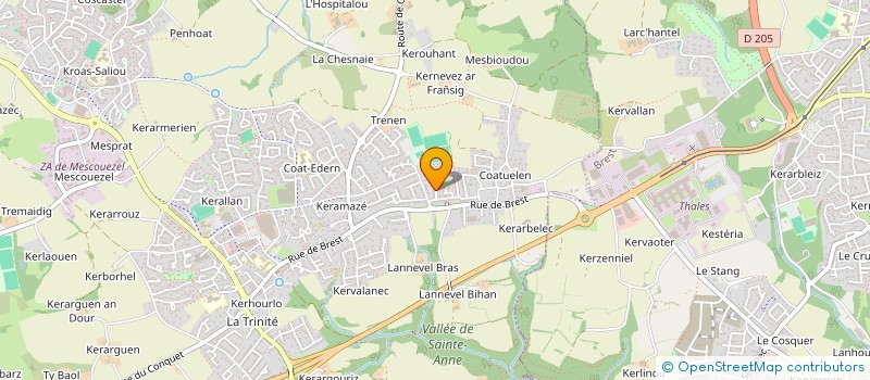 localisation de l'entreprise MONSIEUR NICOLAS JOUFFREY à PLOUZANE