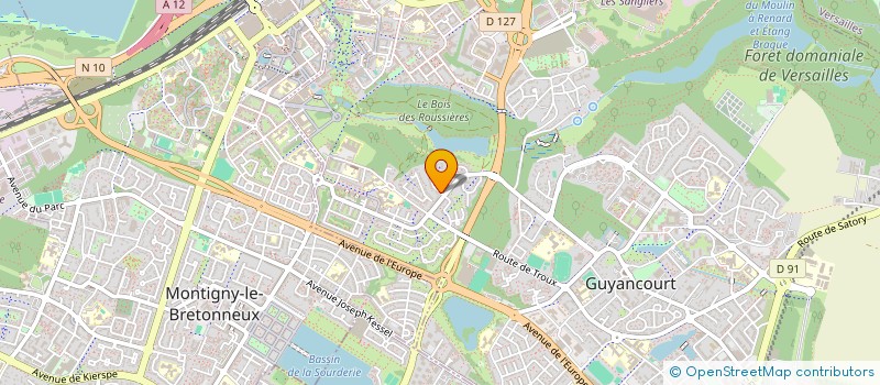 localisation de l'entreprise MONSIEUR NICOLAS JOURDAN  GUYANCOURT