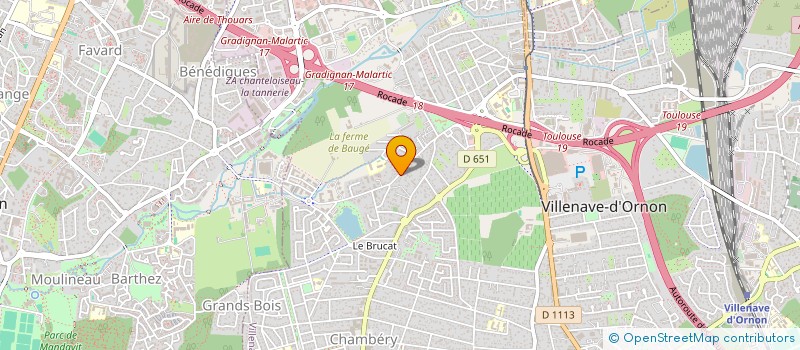 localisation de l'entreprise MONSIEUR NICOLAS JOURDAN  VILLENAVE-D'ORNON