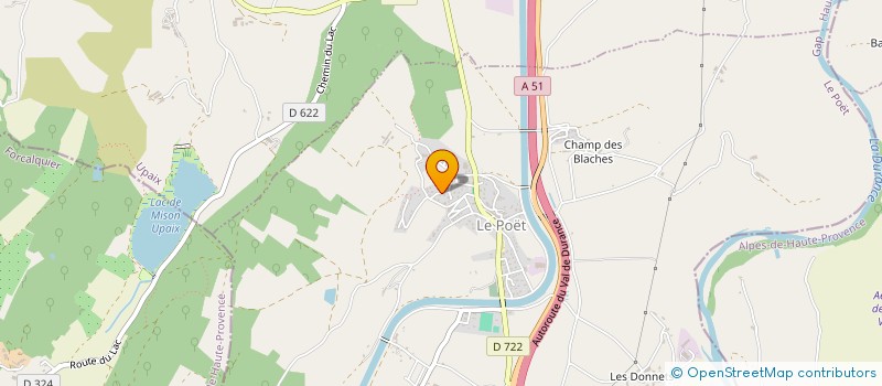 localisation de l'entreprise MONSIEUR NICOLAS JOURDAN  LE POET