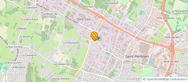localisation de l'entreprise MONSIEUR NICOLAS JOUVINIER à SAINT-HERBLAIN