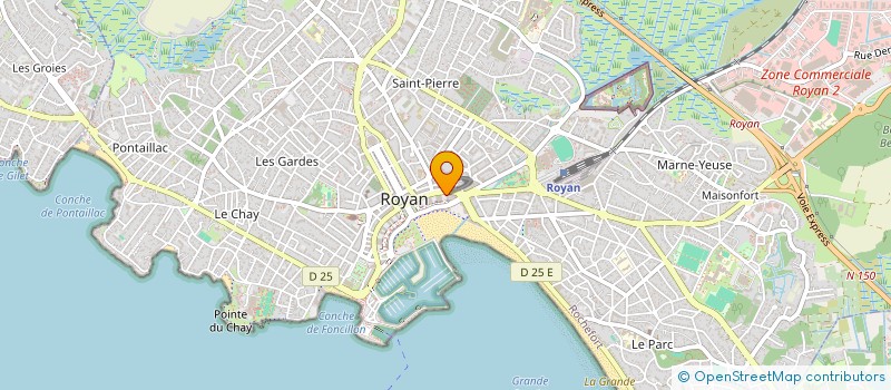 localisation de l'entreprise MONSIEUR NICOLAS JOYEUX  ROYAN