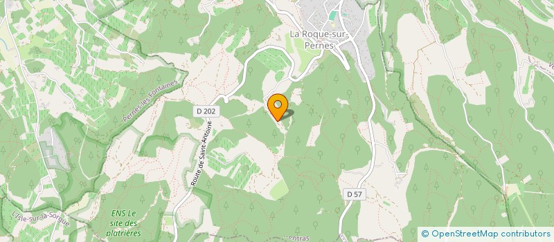 localisation de l'entreprise MONSIEUR NICOLAS JUBERT  LA ROQUE-SUR-PERNES