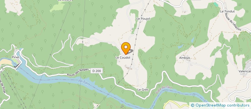 localisation de l'entreprise MONSIEUR NICOLAS JUERY  MONTJAUX