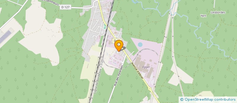 localisation de l'entreprise MONSIEUR NICOLAS JUGLIN  RION-DES-LANDES