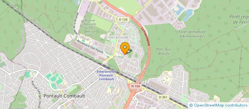 localisation de l'entreprise MONSIEUR NICOLAS JULHES  EMERAINVILLE