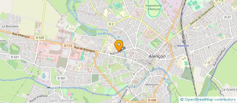 localisation de l'entreprise MONSIEUR NICOLAS JULIEN à ALENCON