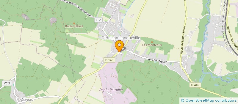 localisation de l'entreprise MONSIEUR NICOLAS JULLIAN à D'HUISON-LONGUEVILLE