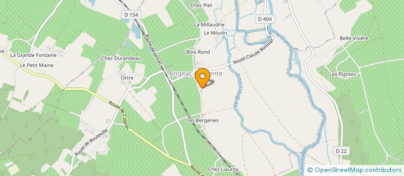localisation de l'entreprise MONSIEUR NICOLAS JULLIEN à ANGEAC-CHARENTE