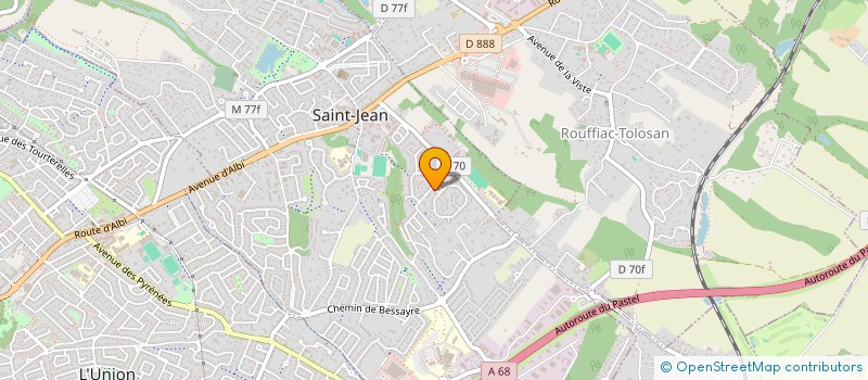 localisation de l'entreprise MONSIEUR NICOLAS JULLIEN à SAINT-JEAN