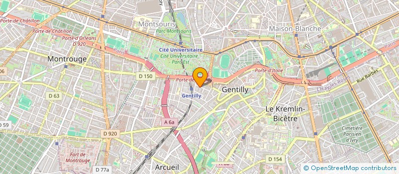 localisation de l'entreprise MONSIEUR NICOLAS JUMEL  GENTILLY