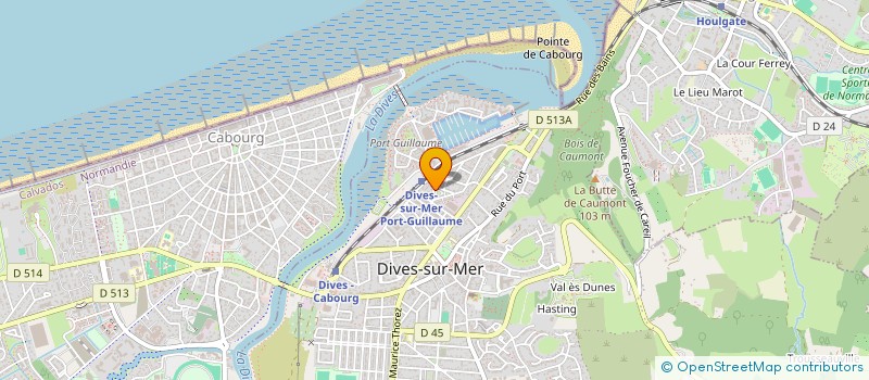 localisation de l'entreprise MONSIEUR NICOLAS JUMEL  DIVES-SUR-MER