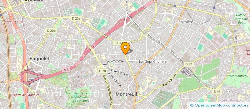 localisation de l'entreprise MONSIEUR NICOLAS JUNG  MONTREUIL