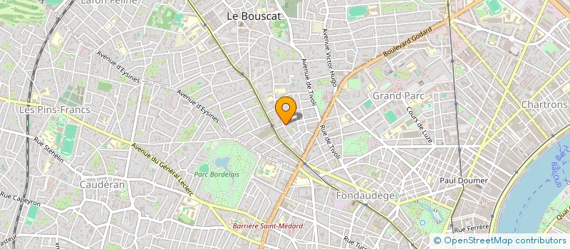 localisation de l'entreprise MONSIEUR NICOLAS JUNG  LE BOUSCAT