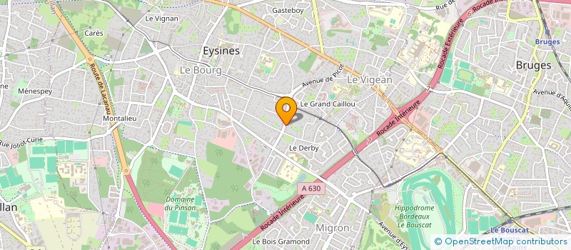 localisation de l'entreprise MONSIEUR NICOLAS JUNG  EYSINES