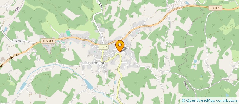 localisation de l'entreprise MONSIEUR NICOLAS JUPINET  THENON