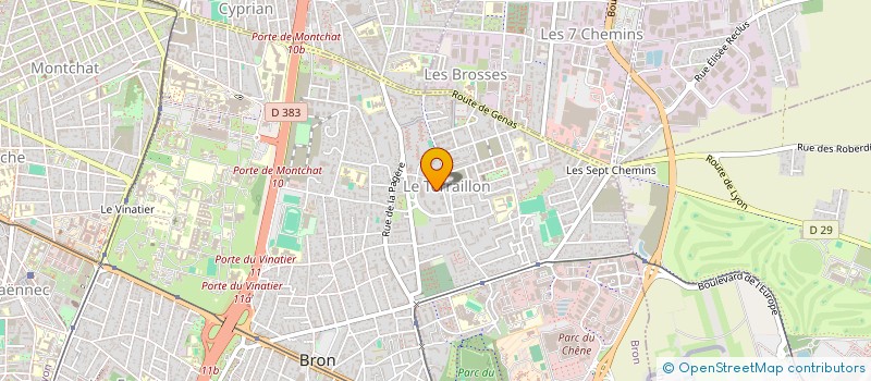 localisation de l'entreprise MONSIEUR NICOLAS JURAD  BRON