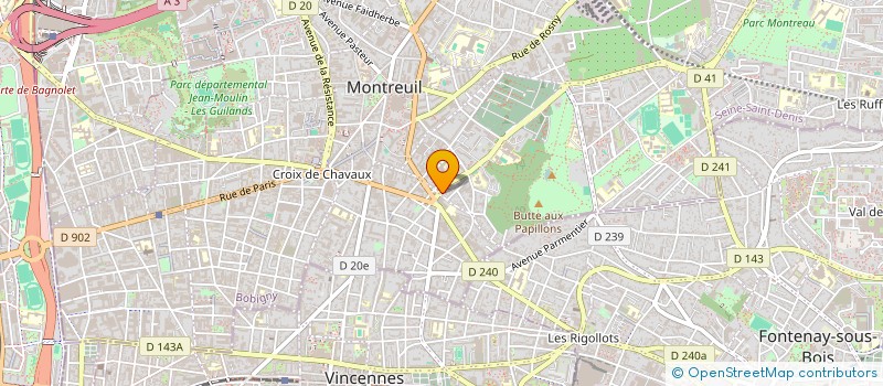 localisation de l'entreprise MONSIEUR NICOLAS KAPETANOVIC à MONTREUIL
