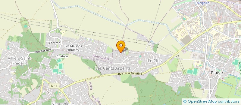 localisation de l'entreprise MONSIEUR NICOLAS KATCHOURINE à PLAISIR