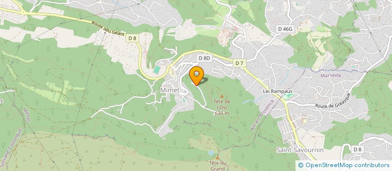 localisation de l'entreprise MONSIEUR NICOLAS KELLER  MIMET