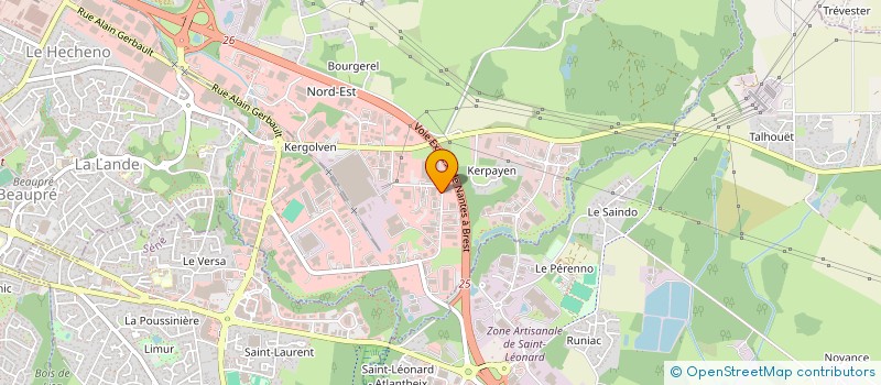 localisation de l'entreprise MONSIEUR NICOLAS KERMORVANT à VANNES