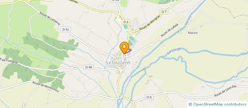 localisation de l'entreprise MONSIEUR NICOLAS KERNINON  LE FOUSSERET