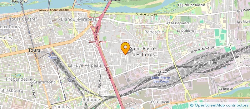 localisation de l'entreprise MONSIEUR NICOLAS KERUHEL à SAINT-PIERRE-DES-CORPS