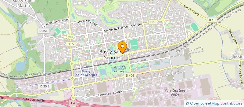 localisation de l'entreprise MONSIEUR NICOLAS KETKEOPHOMPHONE  BUSSY-SAINT-GEORGES