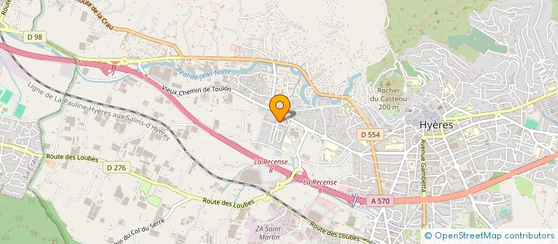 localisation de l'entreprise MONSIEUR NICOLAS KEVORKIAN  HYERES