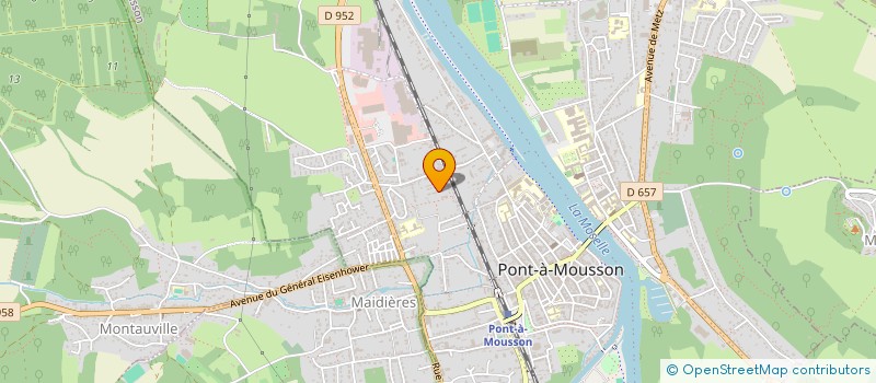 localisation de l'entreprise MONSIEUR NICOLAS KIEFFER  PONT-A-MOUSSON