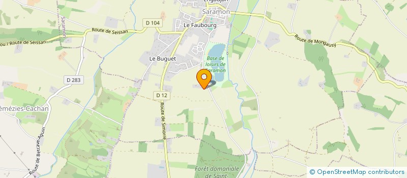 localisation de l'entreprise MONSIEUR NICOLAS KIEPFERLE  SARAMON